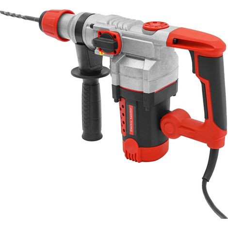 Marteau Rotatif Électrique, 2200W de Puissance, Design Ergonomique, Rouge (1/2)