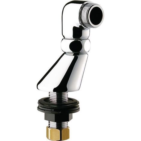 Raccords colonnettes luxe excetré 22mm Chromé 20x15 (1/2)