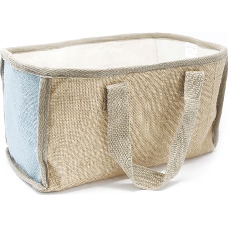 Panier de Courses Grand - 33x18x20cm - Sarcelle- Vendu par 1