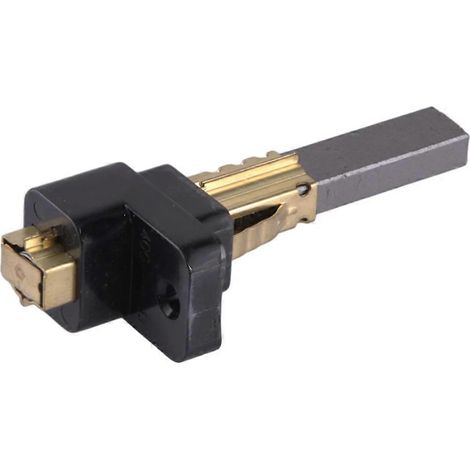 Lot de 2 porte-balais en carbone de 6,5 x 11 x 32 mm, pièce de rechange compatible avec le moteur d'aspirateur LG