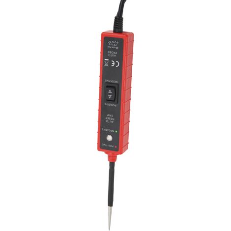 Testeur de circuit auto 6-24V avec voyant LED, sonde multifonction pour voiture, bateau, remorque, détecteur de tension, outil de diagnostic électrique. (1/5)