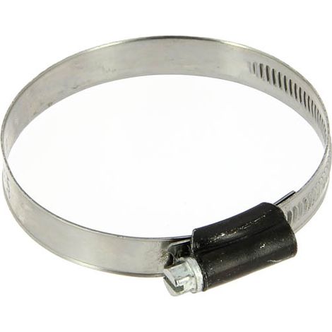 Collier acier à vis tangente bande pleine 12mm Ø60 à 80