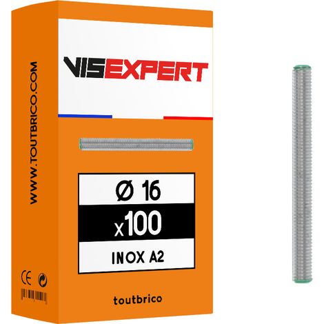 Boulon fileté DIN 976-1 A2-70 BM 12X25 conditionnement : 100 (1/4)