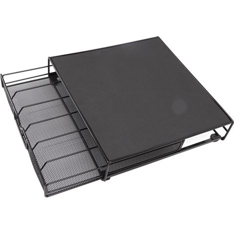 Tiroir de rangement pour dosettes de café, support pour cafetière à capsules K-Cup Dolce Gusto/Caffitaly YZ1320 Noir (1/5)