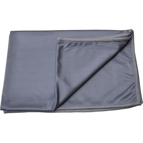 ROT WEISS 8016 Panno in microfibra TOP-Silk grigio, 70 x 50 cm