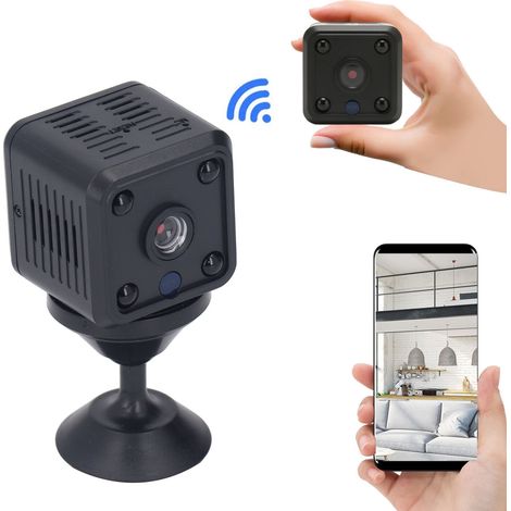 Caméra X6, vision nocturne haute définition, Wi-Fi sans fil, surveillance de sécurité, caméra DV sportive, petite caméra réseau carrée (1/5)