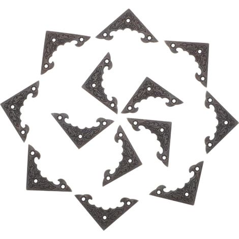 100 protège-coins décoratifs, métal, pour boîtes et coffrets (1/5)