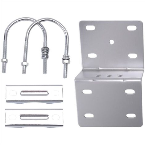 Kit De Montage Antenne Poteau Support Double Boulon U Pince Mâchoire V Fixation