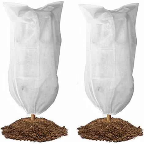 Lot de 2 housses 1,2 mètres, hauteur 1,8 mètresantigel pour tous types, plantes et arbustes.Le tissu est doux et résistant (1/3)