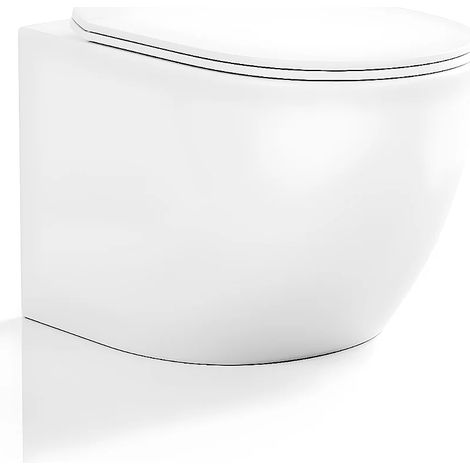 WC sospeso Bianco in Ceramica senza flangia - JAVOINE (1/5)