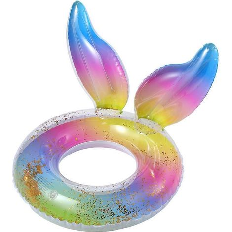Bouée gonflable en caoutchouc résistant pour enfants, pour la natation en piscine et à la plage, fêtes aquatiques, pour 2 personnes.-AquaForge (1/5)