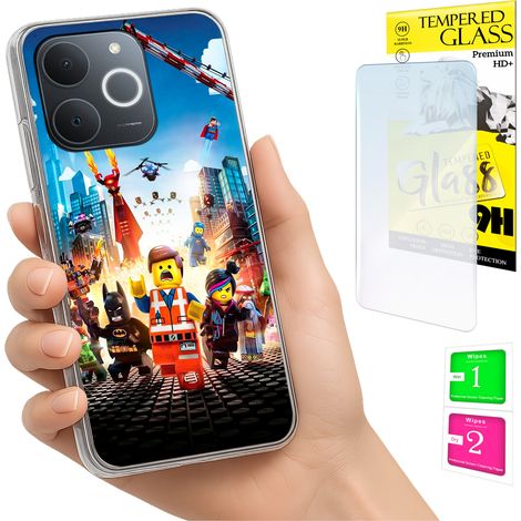 Schutzhülle für Realme Note 70T: Foto-Schutzhülle + 9H-Glas (1/5)