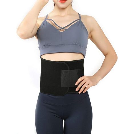 Ceinture Amincissante à Haute élasticité pour Perte de Poids, Exercice de Gymnastique, Fitness, avec Pochette pour Téléphone, Unisexe (1/4)