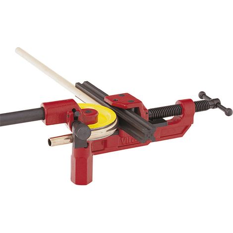 Curvadora manual de banco para tubo de cobre duro con cilindro 3,5D Ø10 a 22 mm VIRAX - 250285 (1/2)