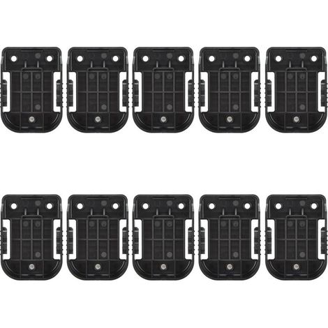 10er-Packung Lithium-Akkuhalter für Bosch 18V Elektrowerkzeuge, Wandhalterung mit Befestigungsclips (1/5)