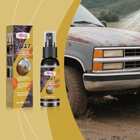 Metal Rust Removal Spray for Car Wheels - Polishing, Rust Removal, Daily Maintenance, Cleaning and Care - 30ml -- BIEMMEDUE
