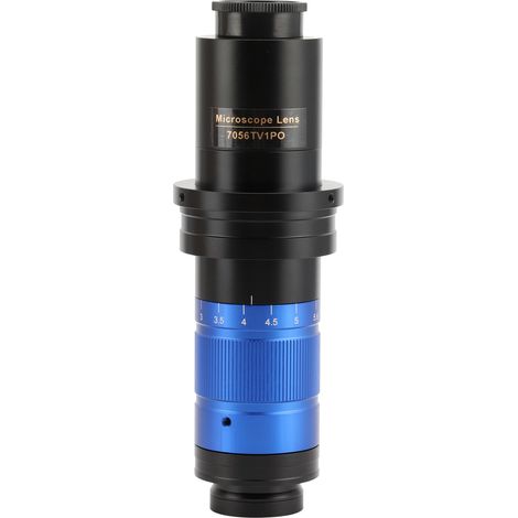 Microscope Monoculaire KP-7056TV1PO 35X-278X, Lentille Accessoire 0.7X-5.6X à Réglage Continu, Zoom Variable, Kit Optique pour Observation Précise (1/5)