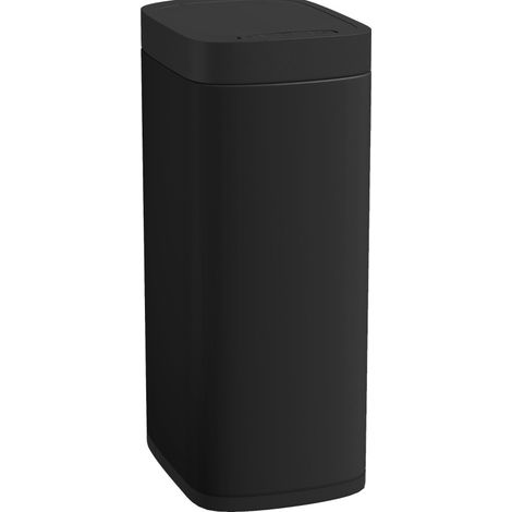 HOMVRA Sensor-Mülleimer 50 L aus Metall, fingerabdruckresistent, Schwarz (1/5)