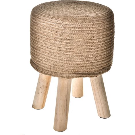 Sgabello Rotondo in Juta H 42 cm (1/3)
