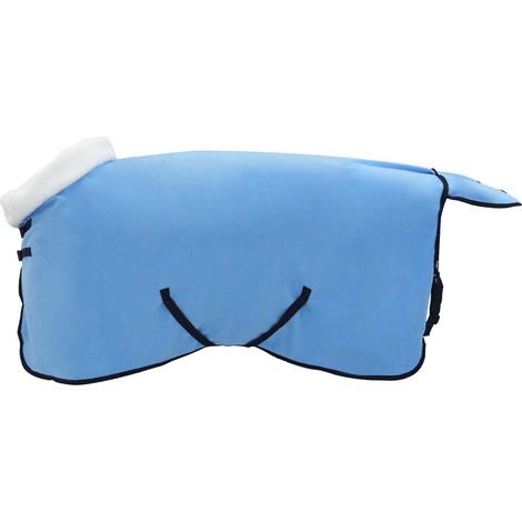 Horse Blanket Full Aqua 105 cm Polar fleece vidaXL