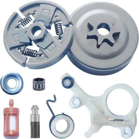 Tambour d'Embrayage et pour Pompe Huile pour 0271 Tambour d'Embrayage Compatibilité OEM, pour ajuste MS271/MS291, remplacement pour facile, précises, installation rapide (1/2)