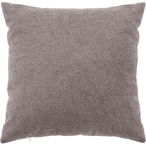 vidaXL Funda de almohada 2 pcs HEERLEN Gris Claro 55 x 55 cm Bouclé (1/2)