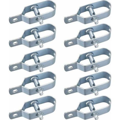 10 tendeurs de fil de clôture en acier galvanisé 92 mm (1,5 mm)