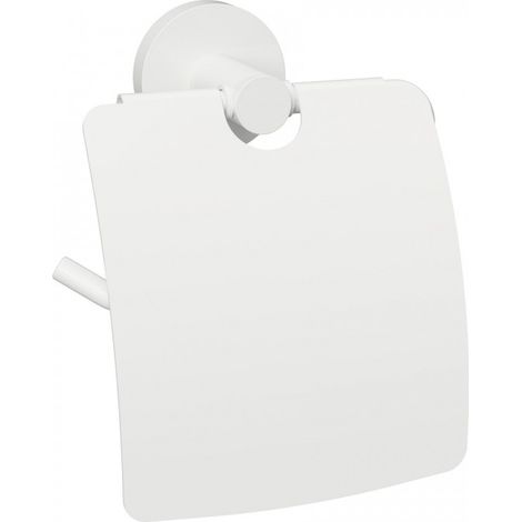 Dérouleur papier toilette WHITE en laiton blanc 14 cm-14 -- (1/3)