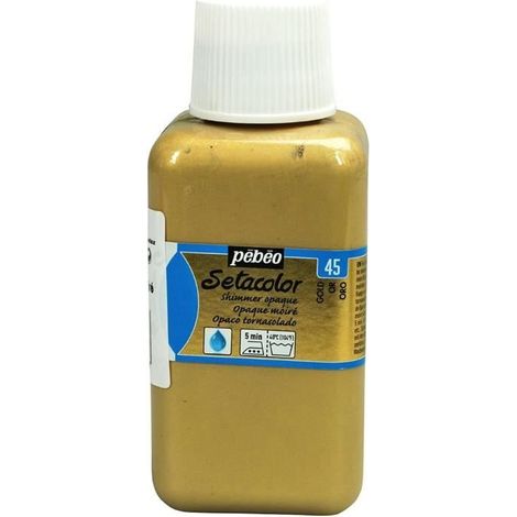 Peinture pour textiles - SETACOLOR - Opaque - 250 ml - Or moiré - Multicolore