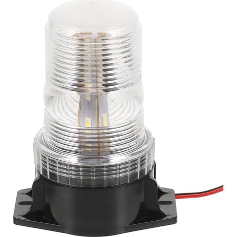 Garneck Gyrophare LED Stroboscopique Transparent Blanc, Feu de (1/5)
