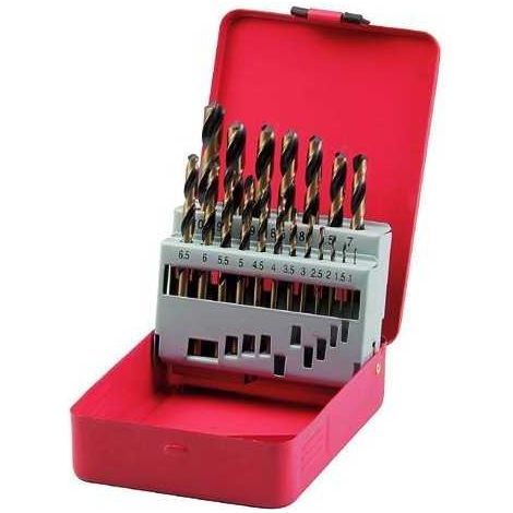 Serie Puntas Hss Fresate Vigor Bi-Action 19 Piezas 1-10 mm