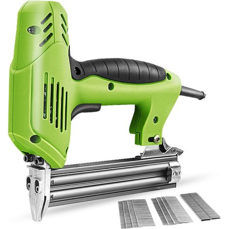 Pistolet à clous électrique 30 clous/min 30 mm 1800W Léger et ergonomique Pour toiture et fabrication de meubles (1/5)