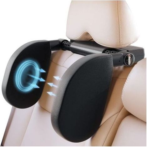 Repose Tête Voiture Appui Tête Voiture Cale Tête Enfant Voiture Réglable Rotation à 360 °Latéral pour Sièges Auto Ideal pour Dormir (1/5)