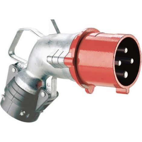 Fiche mobile coudée Hypra IP44 32A - 380V à 415V - 3P+N+T - métal - LEGRAND