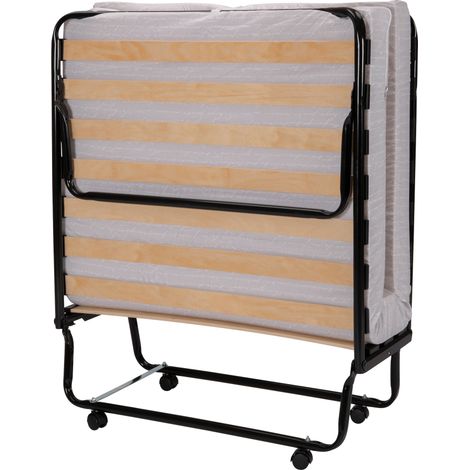 Lit d'Appoint Pliant 90x190 + Matelas (1/2)