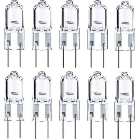 Lampadine alogene G4 Lampadina 12v 10w Bianco Caldo, Confezione da 10 (1/5)