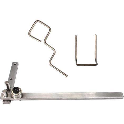 Mini-Universal-Rohrbieger, manuell, mit einem maximalen Biegedurchmesser von 0,8 cm und einer 8 mm Stahlstange. Kreatives Handwerkzeug aus Eisen. (1/5)