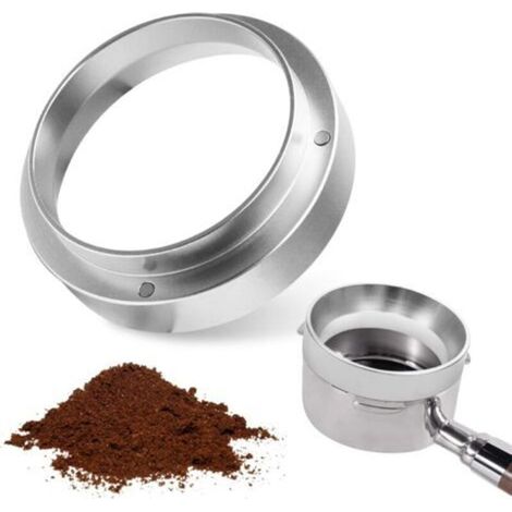 Lntyq Anneau de Dosage Universel en Aluminium 51mm Bague de Dosage de Café Magnétique Entonnoir de Dosage d'espresso Acier Inoxydable Accessoires Machine à Café pour Café Magasin Thé au Lait Restauran (1/5)