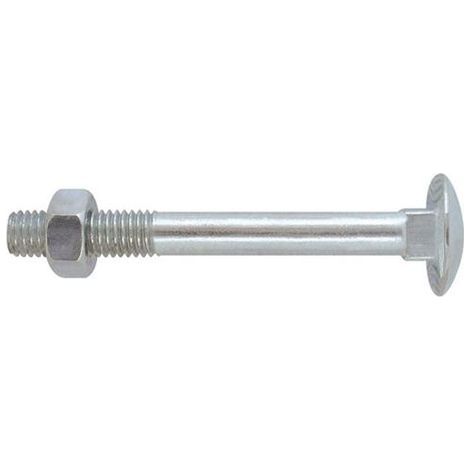 Bullone Friulsider Zincato Testa Tonda T.t.q.s.t.d.e. 10 x 50 100 Pezzi