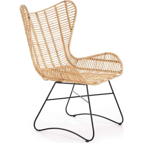 KONSIMO ARDENS Sessel, beige/schwarz (1/5)