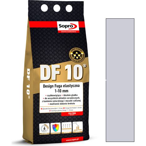Stucco per fughe Sopro DF10 grigio chiaro 16 2kg 1051A (1/5)