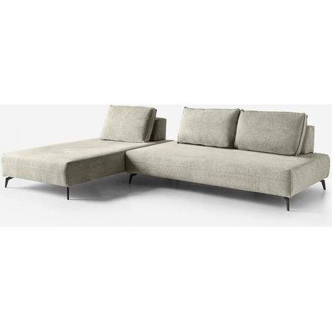 Divano modulare 3 posti sfoderabile idrorepellente Campiglio B - Beige (1/5)