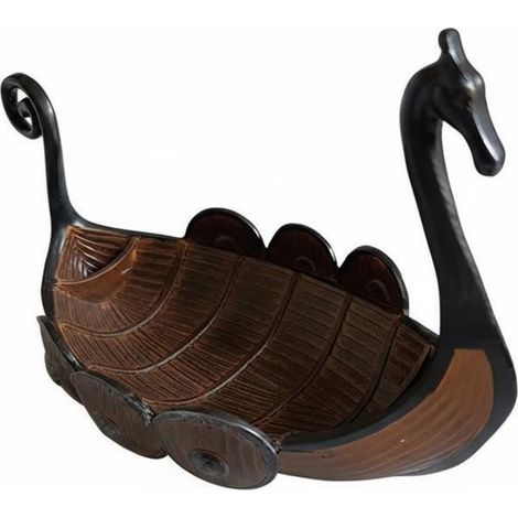 Antique Resin Pirate Ship Decorative Statue Model Ship Unique Craft Ornament with Carved Details Suitable for Collection Home Office Decoration Gift (1/5)