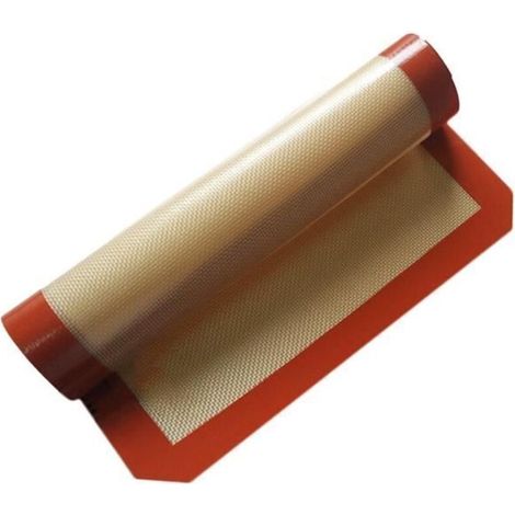 Silicone Baking Mat 42 29.5cm Non-Stick Silicone feuille de cuisson Rouge (1/4)