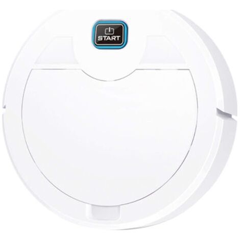 [JAMAIS UTILISÉ]Robot Aspirateur Robot Aspirateur Mince 6,2 cm pour poils d'animaux de compagnie Tapis à poils bas blanc (1/5)