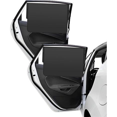 Pare Soleil Voiture Bébé,Pare Soleil Fenêtre de Voiture pour Bébé avec Magnet,3 Poches de Rangement,Protection UV Rideaux Fenêtres pour Enfants,Convient à la Plupart des Voitures (Vitre arrière) (1/5)