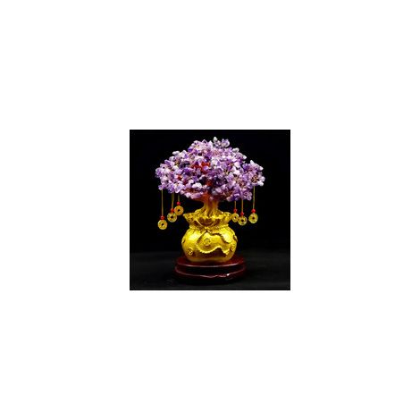 Feng Shui Money Tree Office Home Table Feng Shui Decoration Crystal Money Tree for Wealth and Good Luck (1/4)