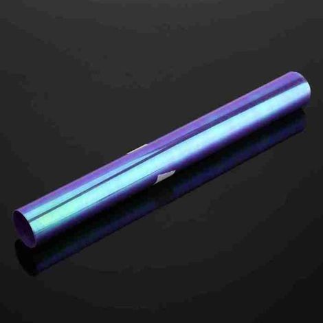Autocollant Voiture - Couvre-Phare PVC Changeant Couleur - 60x30 cm - Pour Protection Esthétique Phares Automobiles - 1 Pièce (1/5)