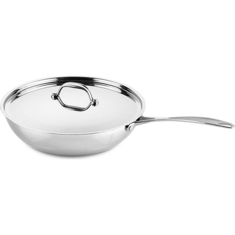Mepra Glamour Diamond wok coperchio acciaio inox 30 cm (1/2)