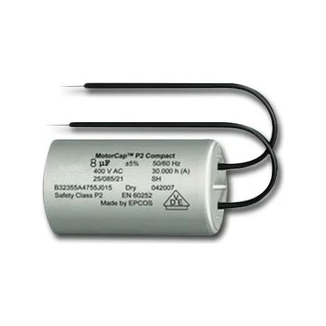 Condensateur 8µF pour moteur de portail 422 et 750 – Accélération démarrage moteur – 7601351 (1/5)